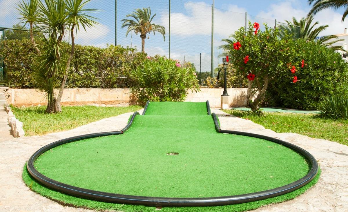 Mini golf at a local north myrtle beach course.